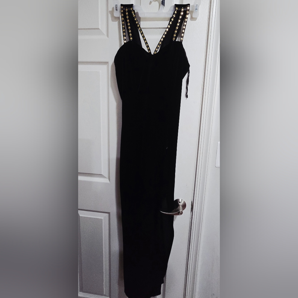 Peter Fashion Black Studded Belt